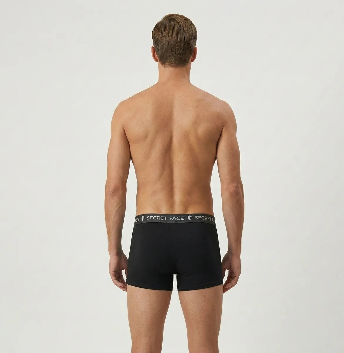 Secret Face Men's Super Comfort Trunks 5-Pack Stretch Light Cotton Underwear, Second Skin Feel