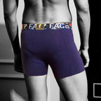 Secret Face Men's Trunks 5-Pack - Japan Samurai Print, Premium Stretch Cotton, Comfort Fit Boxers
