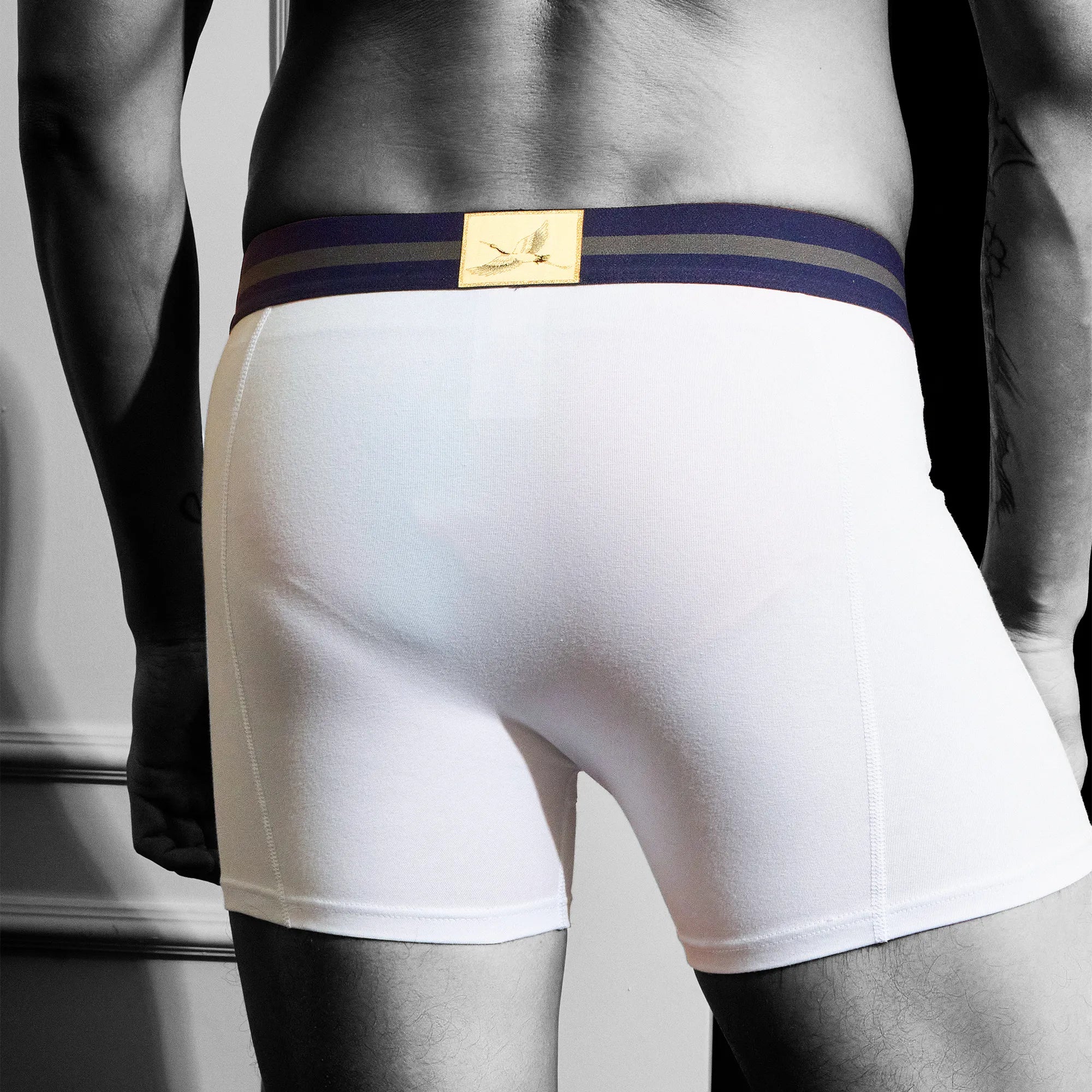 Secret Face Men's Trunks 5-Pack - Japan Samurai Print, Premium Stretch Cotton, Comfort Fit Boxers