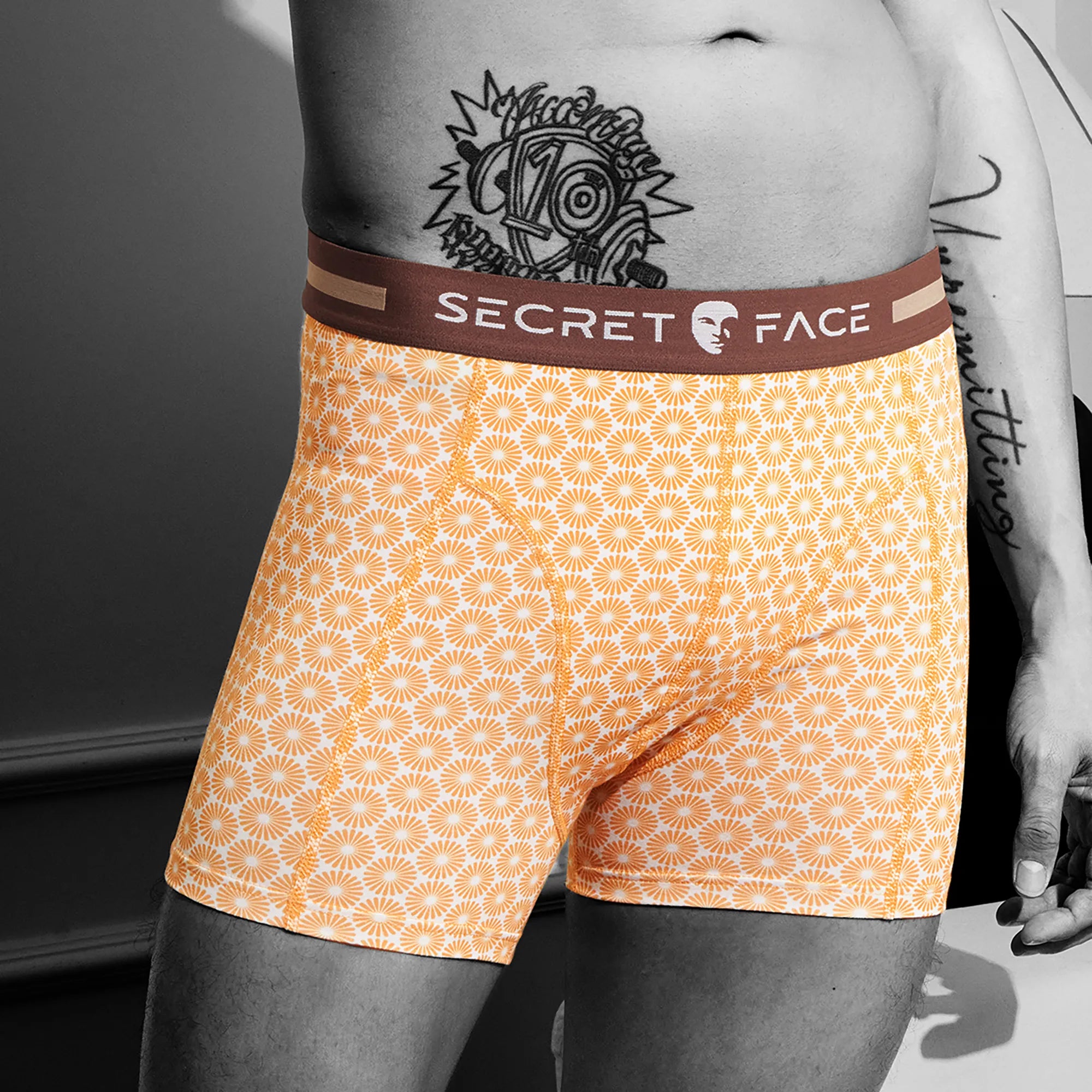 Secret Face Men's 5-Pack Premium Trunks - Soft Performance Cotton, Breathable Everyday Luxury Boxer Briefs